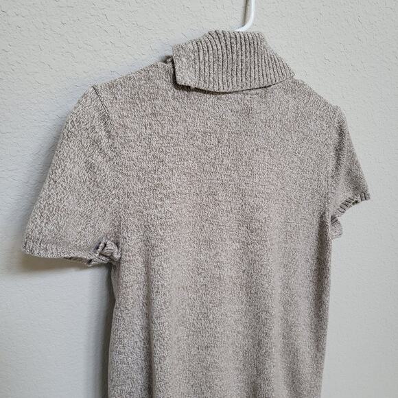 Tommy Hilfiger Sweater Womens Size Large Turtle Neck Short Sleeve Fall Spring - Picture 9 of 10